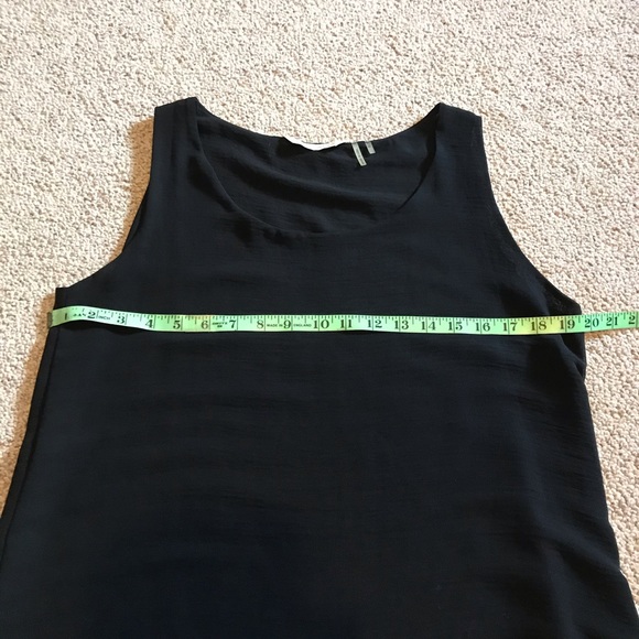 Soft Surroundings Black Asymmetrical Tank Top, EUC, M - Picture 7 of 12